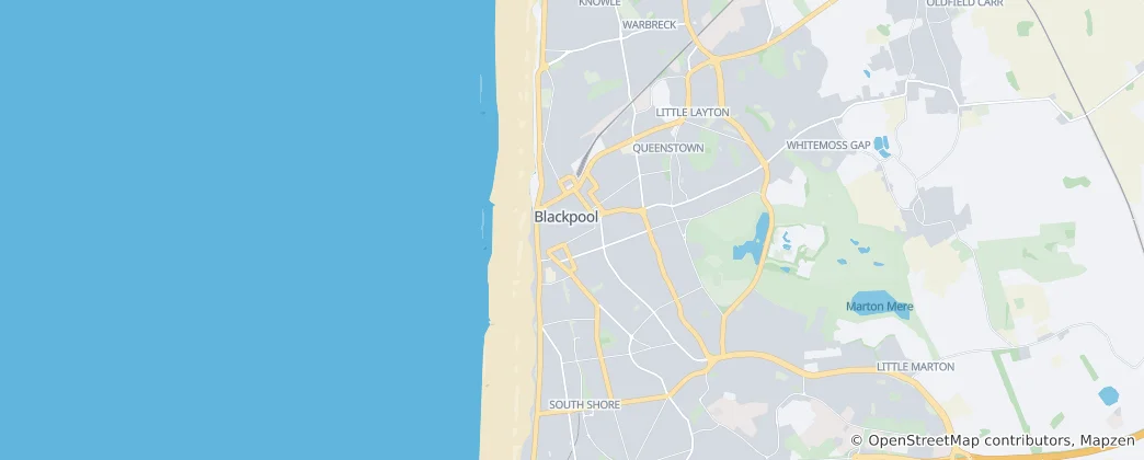Blackpool Haritası