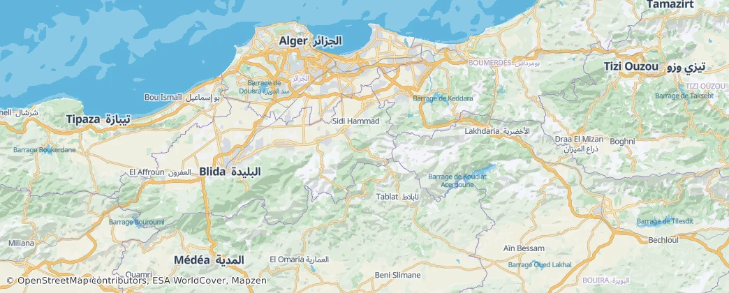 Blida — Mappa