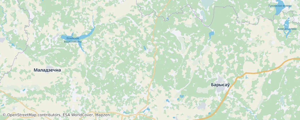 拉戈伊斯基區 — 地图