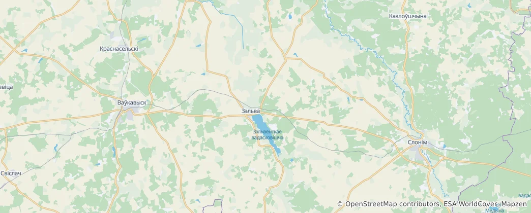 Mapa de Zeĺva District