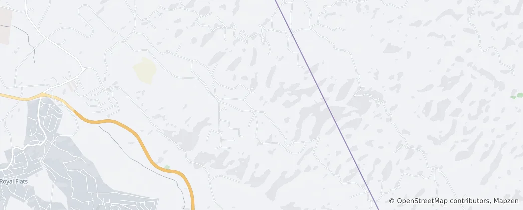 Mapa Blue Mountain