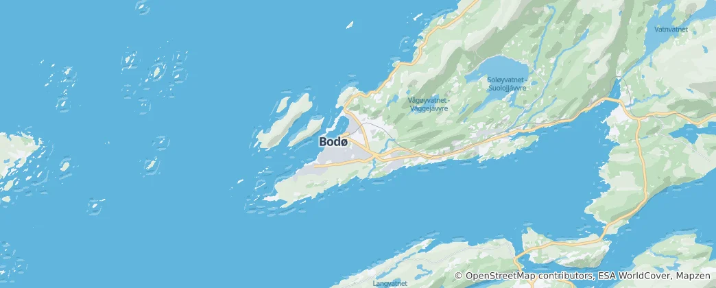 Carte de Bodø