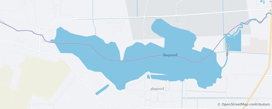 Mapa Boeung Tonle Bati