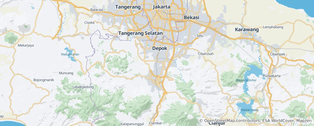 Mapa Bogor
