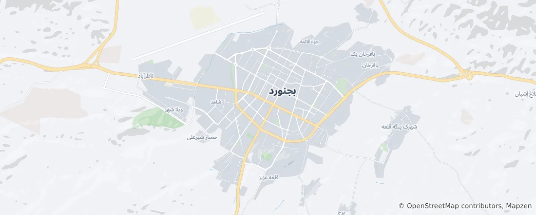 Mappa di Bojnord