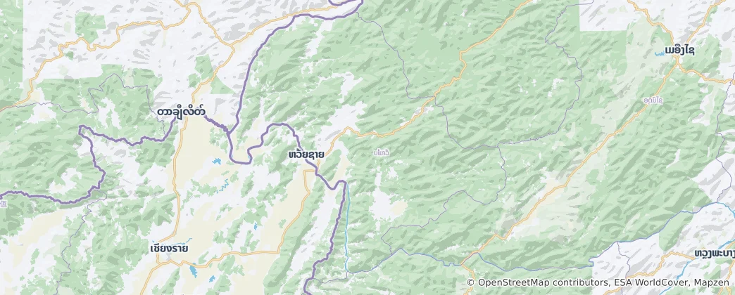 Mappa di Provincia di Bokeo