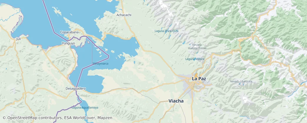 Provinz Los Andes — Karte