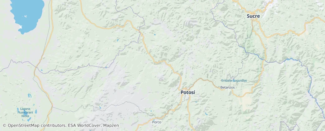 Map of Tomás Frías Province