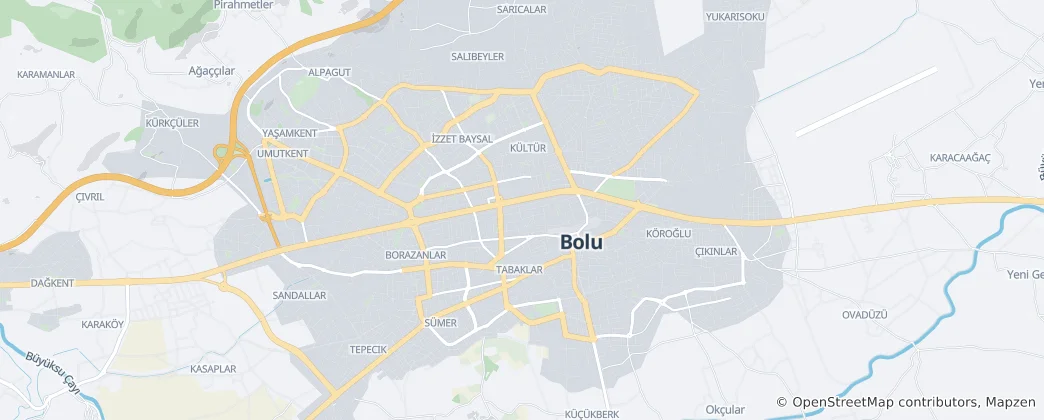 Mapa De Bolu