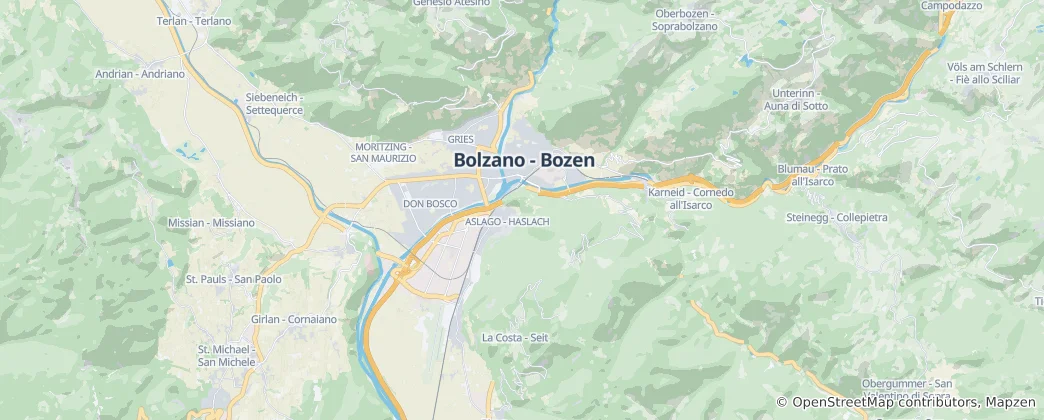 Térkép: Bolzano