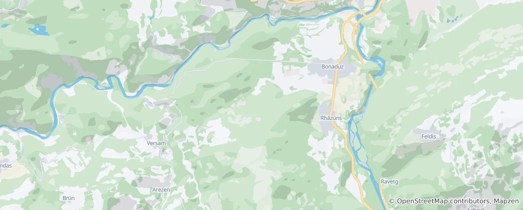 Mappa di Bonaduz