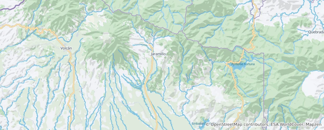 Map of Boquete District