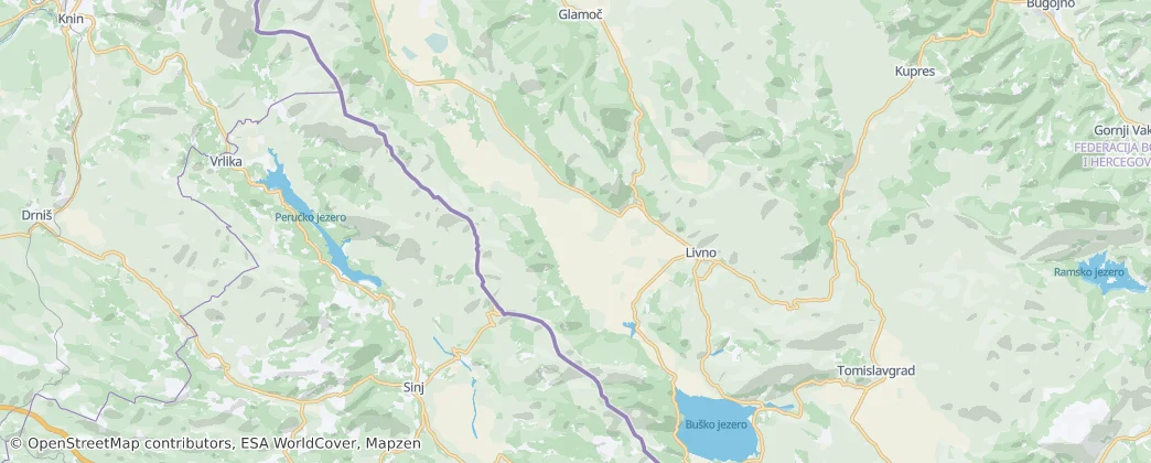 博桑斯科格拉霍沃 — 地图