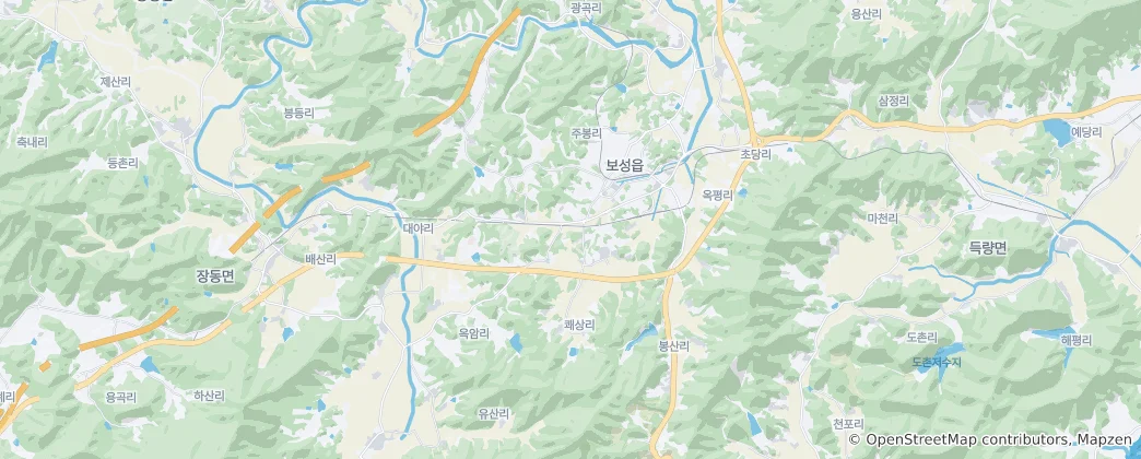 Térkép: Boseong-eup