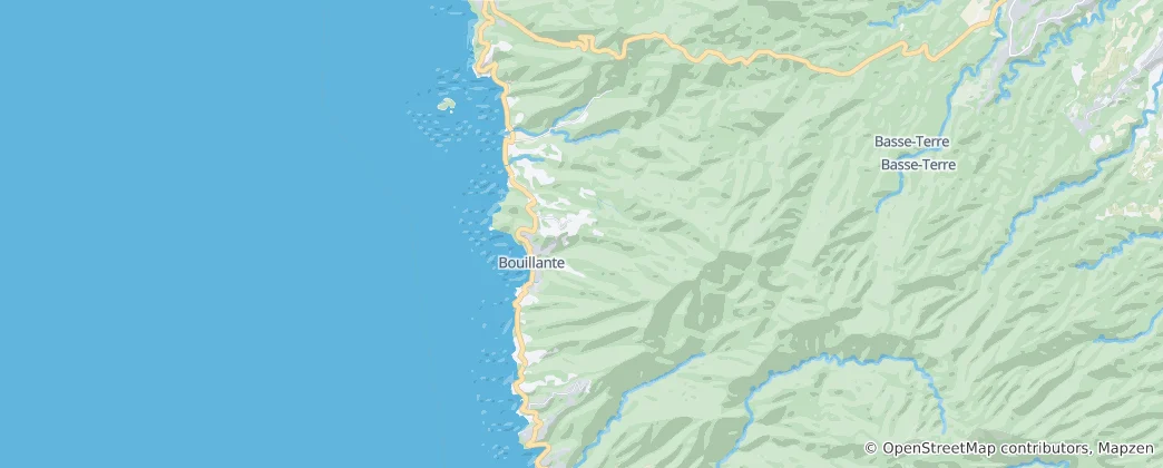 Map of Bouillante