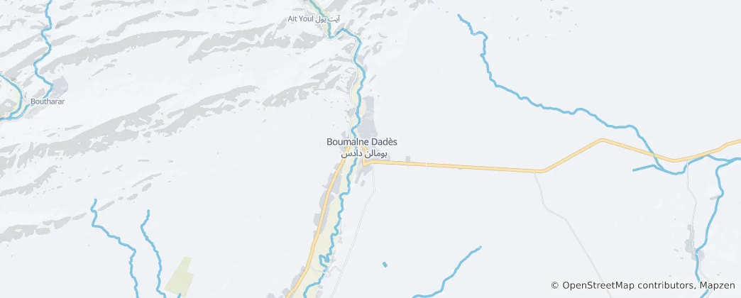 Map of Boumalne Dades