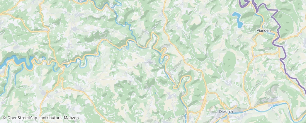 Bourscheid – Mapa