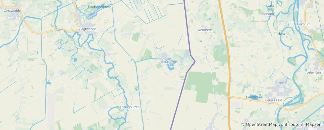 Mappa di Bourtange
