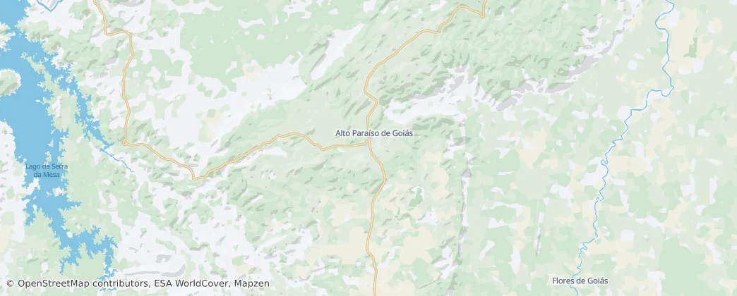 Alto Paraíso de Goiás — Harita