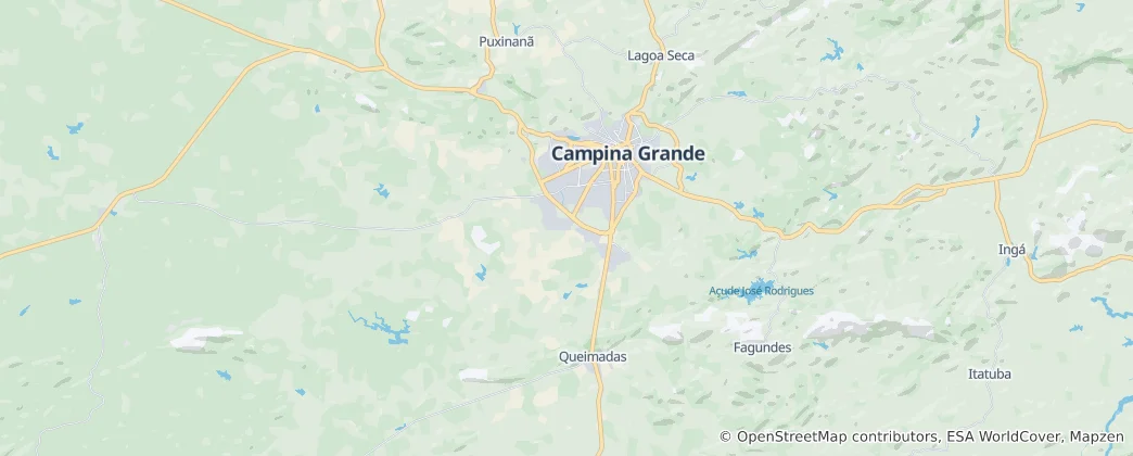 Mapa Campina Grande