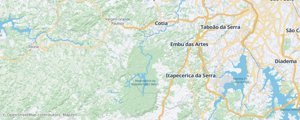 Cotia — mapa