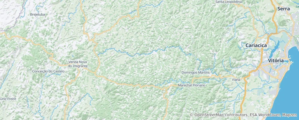 Mappa di Domingos Martins