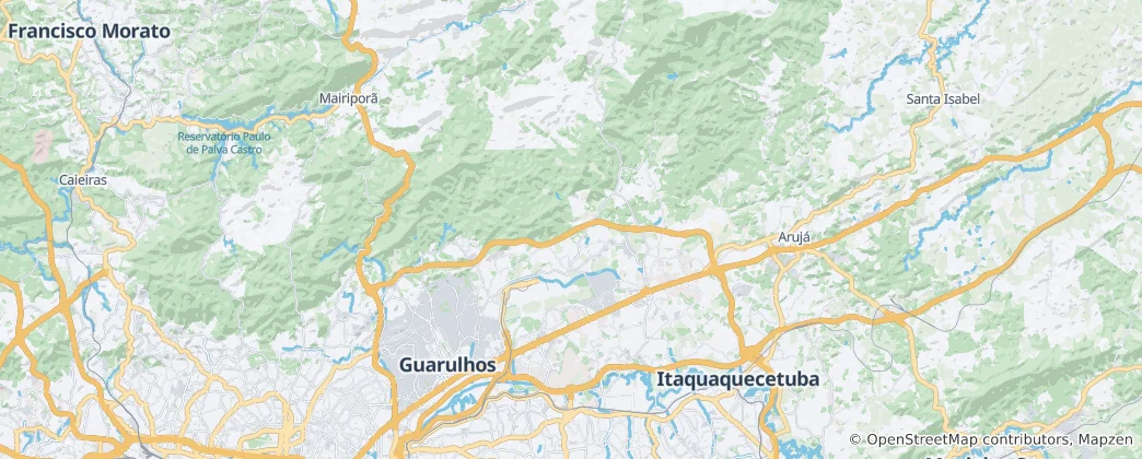 Mapa Guarulhos