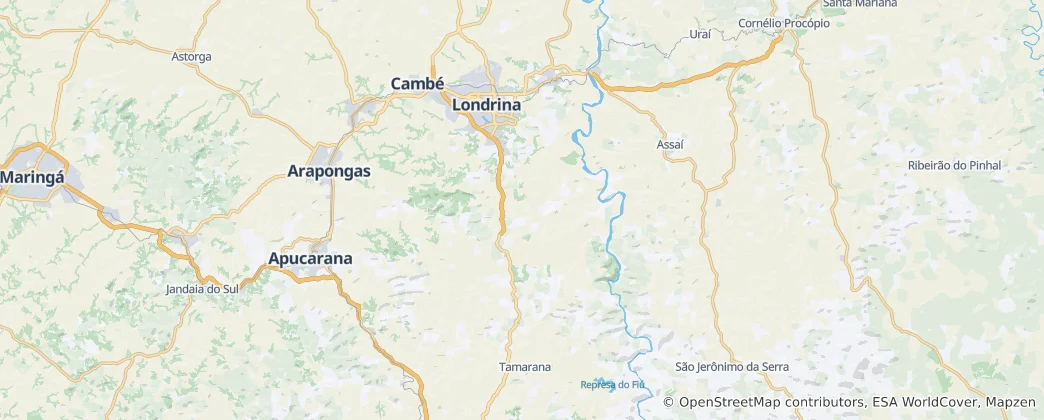 Mappa di Londrina