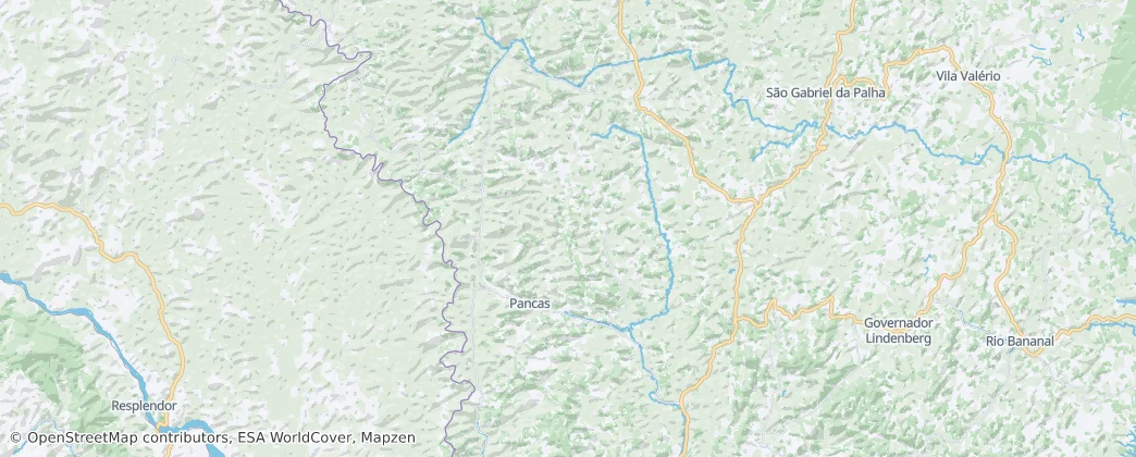 Pancas — mapa