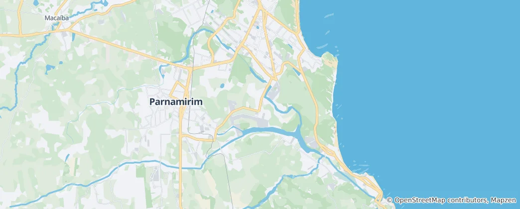Mapa Parnamirim