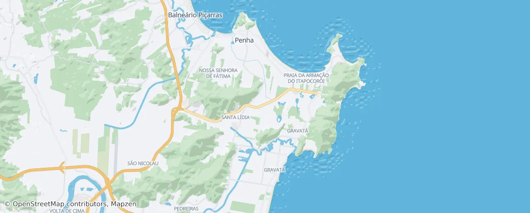 Penha — mapa