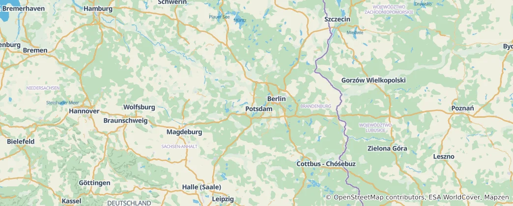 Carte de Brandebourg
