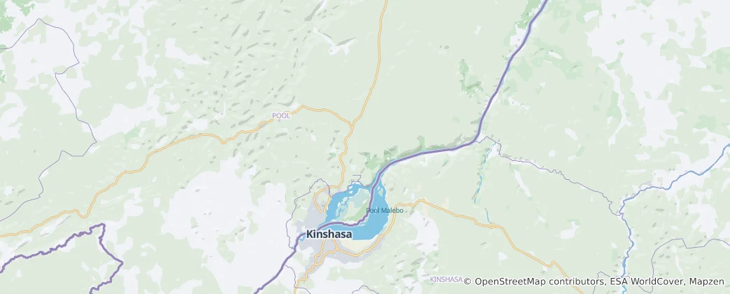 Map of Brazzaville