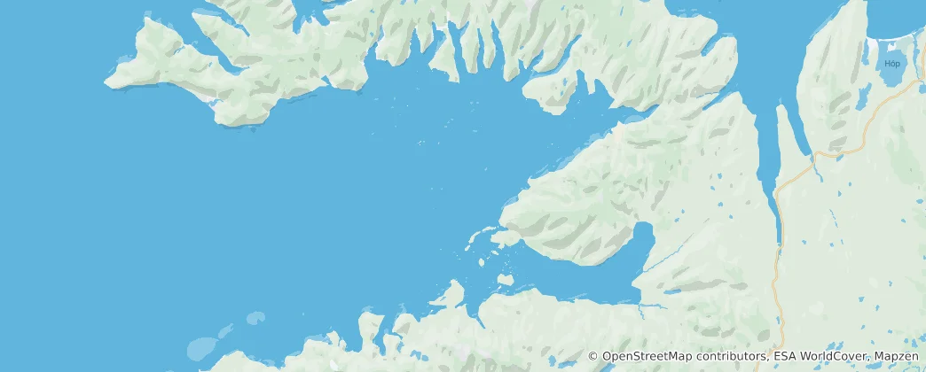 Mapa Breiðafjörður