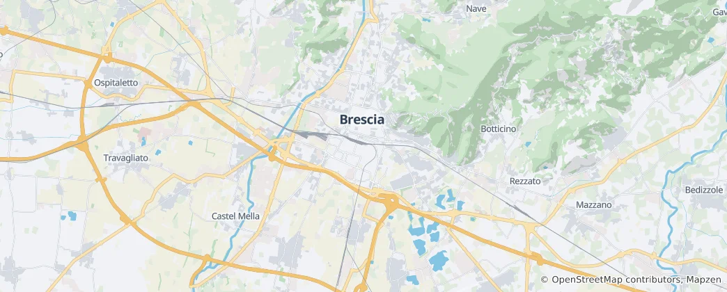 Map of Brescia