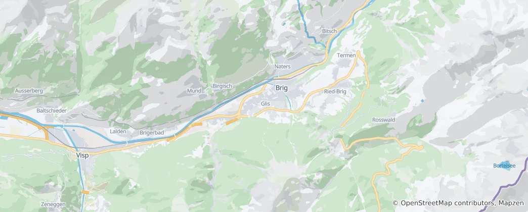 Map of Brig-Glis
