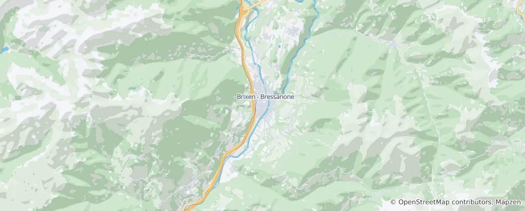 Mapa Bressanone