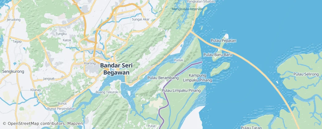 Mukim di Kota Batu — Mappa