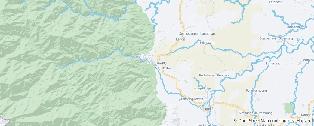 Térkép: Bukit Lawang
