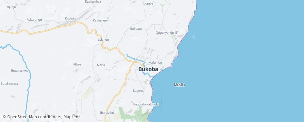 Bukoba Municipal District — Карта