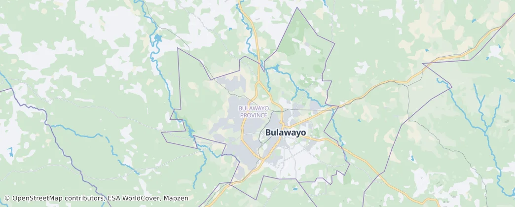 Bulawayo — Map
