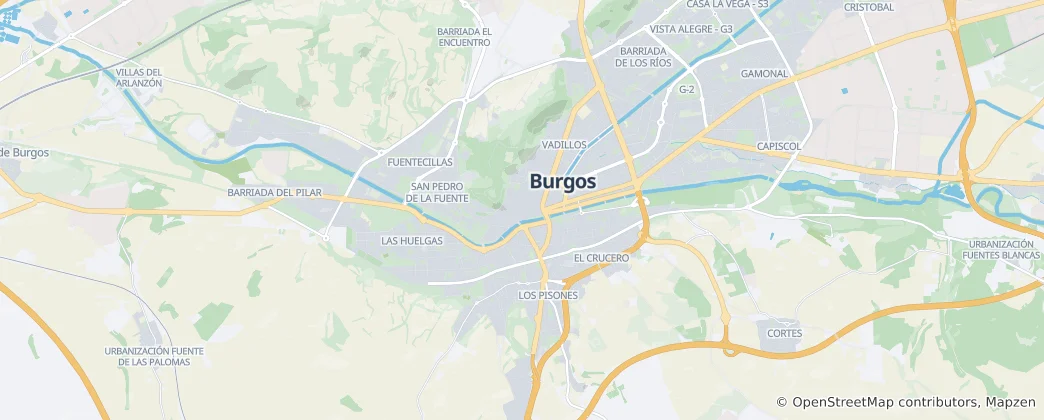 Mapa Burgos