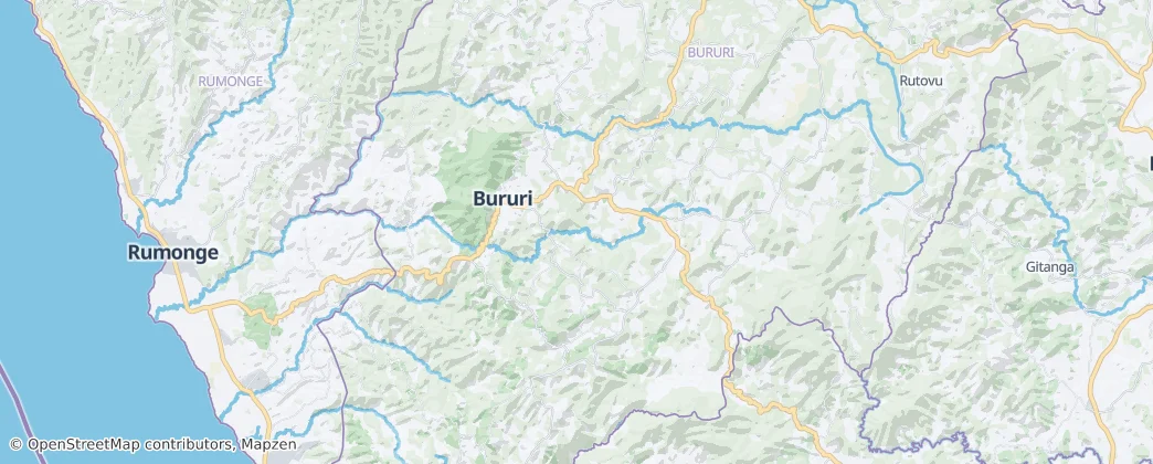 Bururi Commune — Map