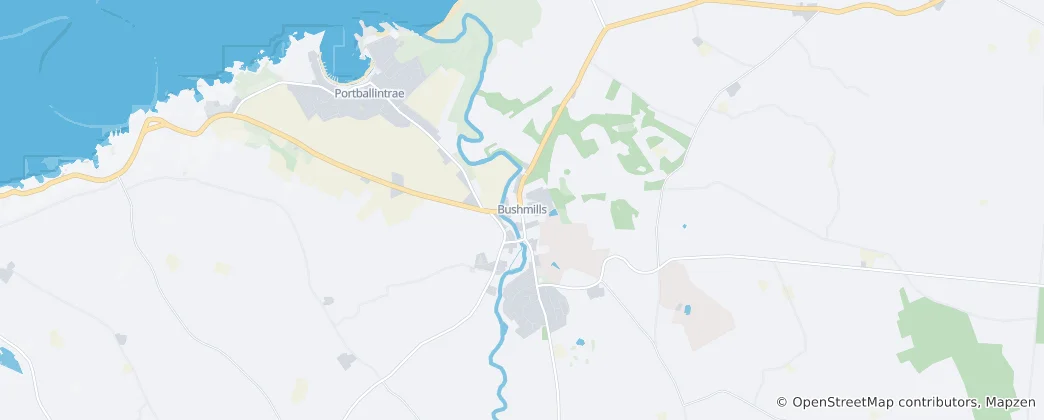Bushmills 地图