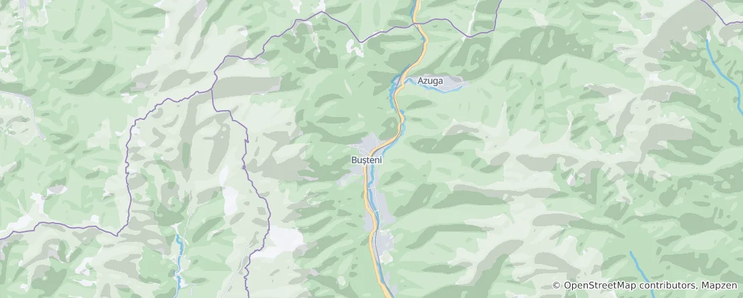 Mapa Busteni