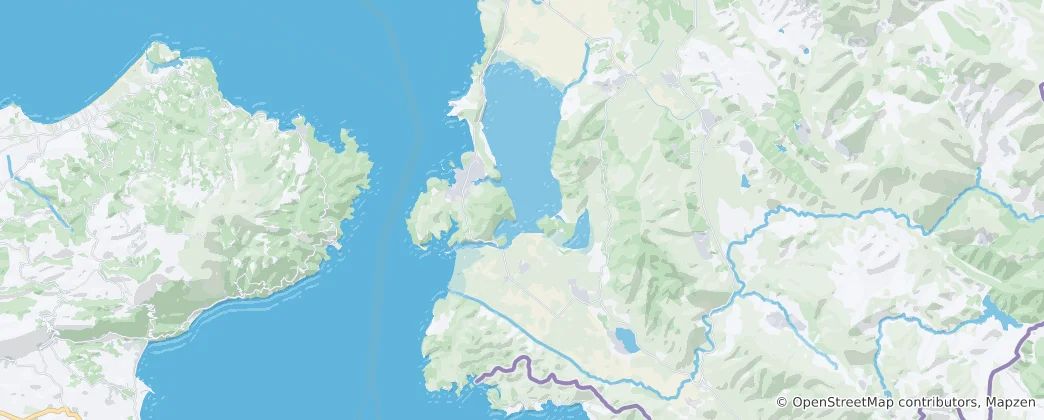 Mappa di Parco nazionale di Butrinto