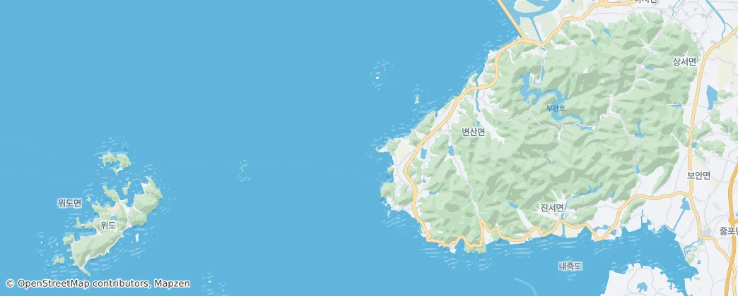 Byeonsanbando National Park – Mapa