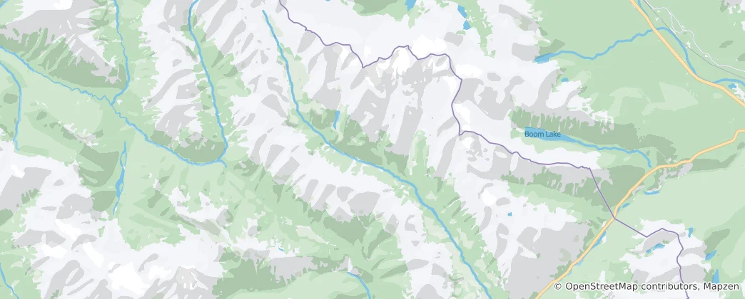 Mapa Prospectors Valley