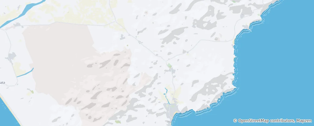 Mappa di Sierra del Cabo de Gata