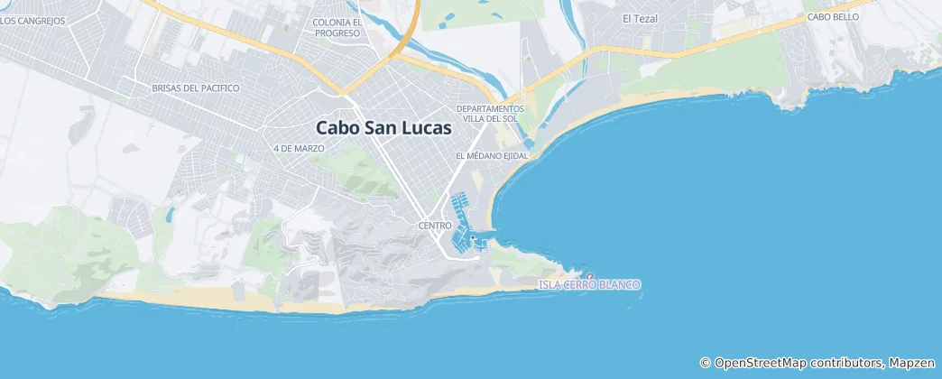 Map of Cabo San Lucas